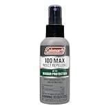 Coleman Insect Repellent Spray - 100% MAX DEET Insect Repellent Pump Spray, protection against ticks, mosquitoes, chiggers, gnats, fleas and flies, ideal for camping, hiking, outdoor activities, 4oz