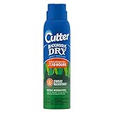 Cutter Backwoods Dry Insect Repellent, Mosquito Repellent, 25% DEET, Sweat Resistent, 4 Ounce (Aerosol Spray)